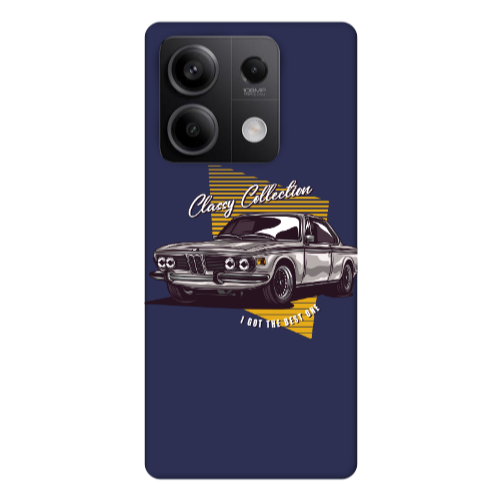 Xiaomi Redmi Note 13 5G Classy Collection Dark blue Colored Silicone TPU Θήκη