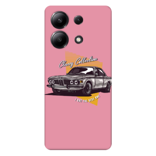 Xiaomi Redmi Note 13 4G Classy Collection Pink Colored Silicone TPU Θήκη