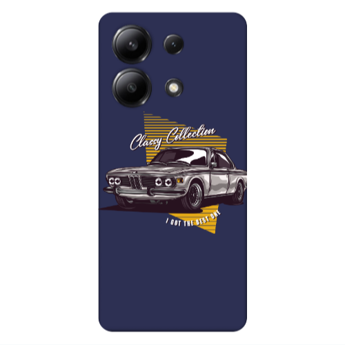 Xiaomi Redmi Note 13 4G Classy Collection Dark blue Colored Silicone TPU Θήκη