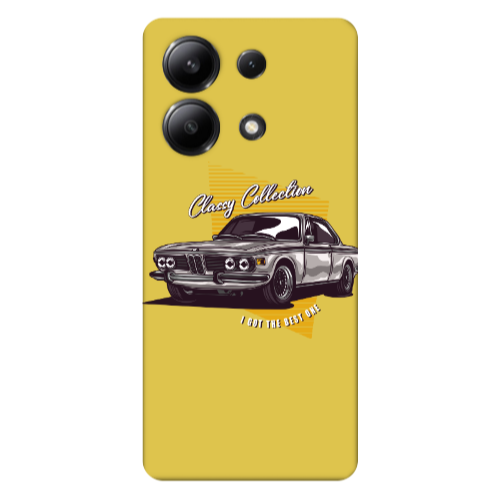 Xiaomi Redmi Note 13 4G Classy Collection Yellow Colored Silicone TPU Θήκη