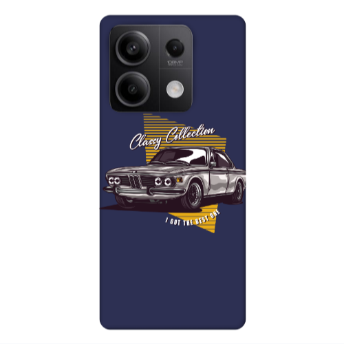 Xiaomi Redmi Note 13Pro 5G Classy Collection Dark blue Colored Silicone TPU Θήκη