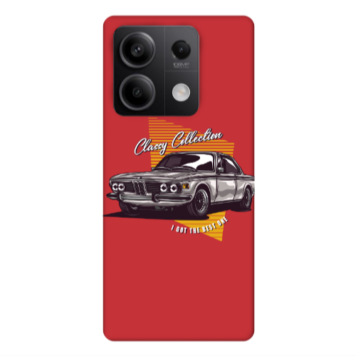 Xiaomi Redmi Note 13Pro 5G Classy Collection Red Colored Silicone TPU Θήκη