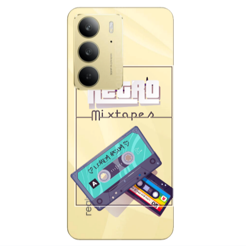 Realme C 75 Mixtapes Transparent Silicone TPU Θήκη