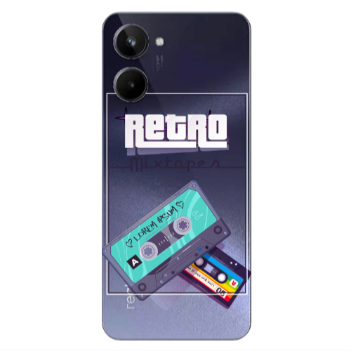 Realme 10 Mixtapes Transparent Silicone TPU Θήκη