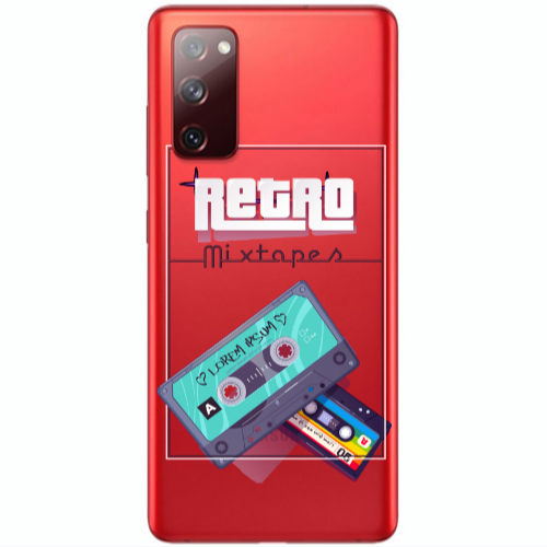 Samsung S20 FE Mixtapes Transparent Silicone TPU Θήκη