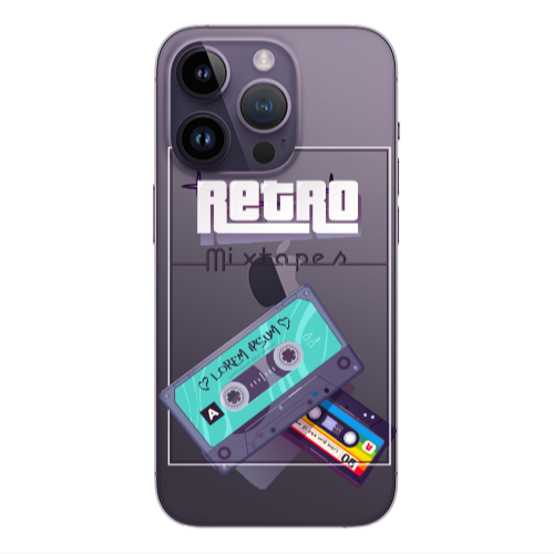 Apple iPhone 14 Pro  Mixtapes Transparent Silicone TPU Θήκη