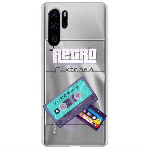 Huawei P30 Pro Mixtapes Transparent Silicone TPU Θήκη