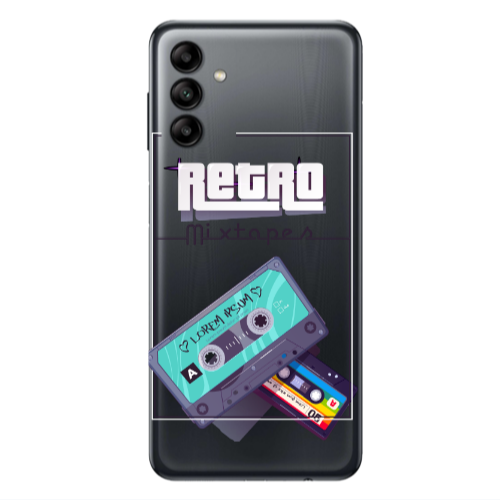 Samsung A13 5G Mixtapes Transparent Silicone TPU Θήκη
