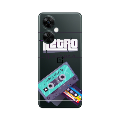 Oneplus Nord CE 3 Lite 5G Mixtapes Transparent Silicone TPU Θήκη