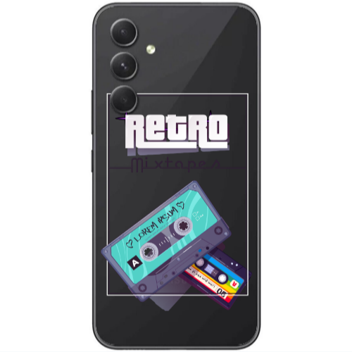 Samsung  Galaxy A05s Mixtapes Transparent Silicone TPU Θήκη