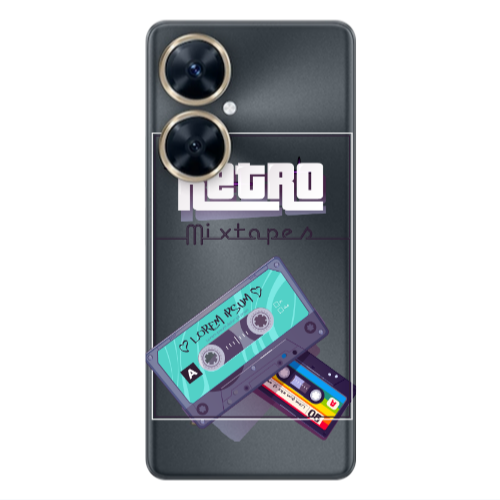 Huawei Nova 11i Mixtapes Transparent Silicone TPU Θήκη