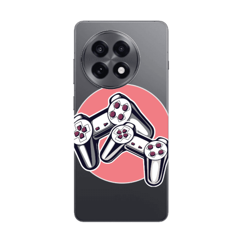 Oneplus 13 5G Retro Joysticks Transparent Silicone TPU Θήκη