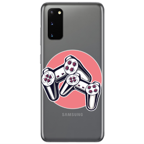 Samsung S20 Retro Joysticks Transparent Silicone TPU Θήκη