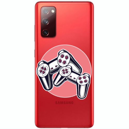 Samsung S20 FE Retro Joysticks Transparent Silicone TPU Θήκη