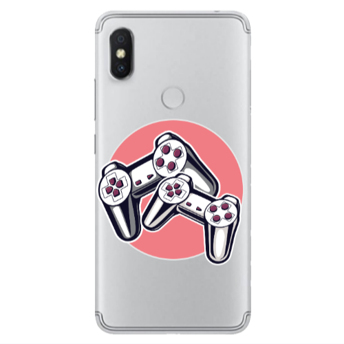 Xiaomi Redmi S2 Retro Joysticks Transparent Silicone TPU Θήκη