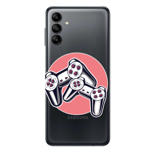 Samsung A13 5G Retro Joysticks Transparent Silicone TPU Θήκη