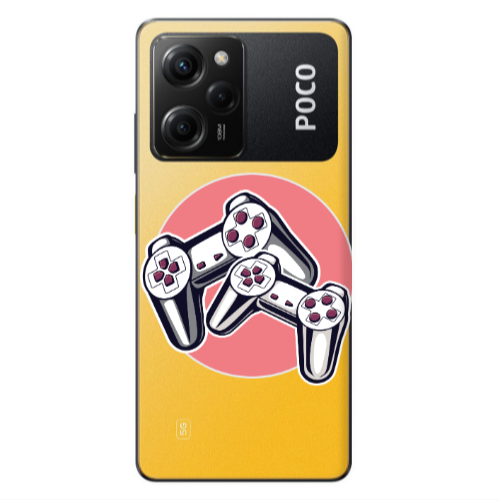Xiaomi Poco X5 Pro Retro Joysticks Transparent Silicone TPU Θήκη
