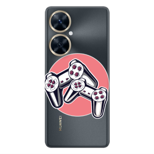 Huawei Nova 11i Retro Joysticks Transparent Silicone TPU Θήκη