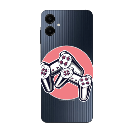 Samsung A06 Retro Joysticks Transparent Silicone TPU Θήκη