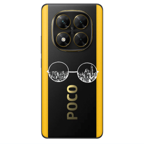 Xiaomi Poco X7 Sunglasses Transparent Silicone TPU Θήκη