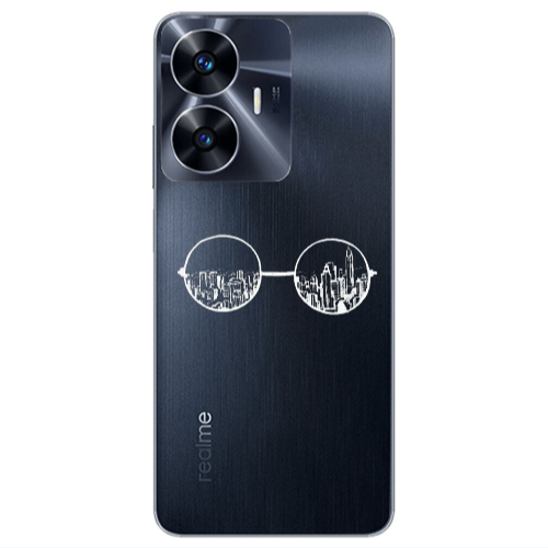 Realme Note 50 Sunglasses Transparent Silicone TPU Θήκη
