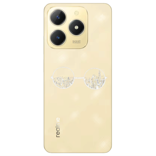 Realme C61 Sunglasses Transparent Silicone TPU Θήκη