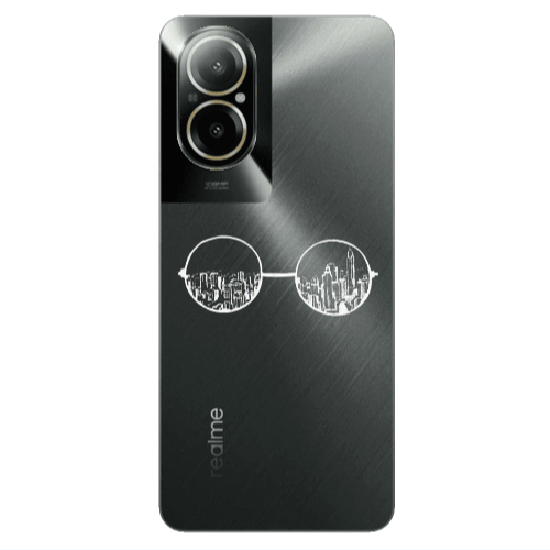 Realme C67 Sunglasses Transparent Silicone TPU Θήκη