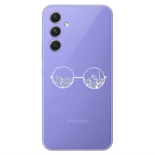 Samsung A36 Sunglasses Transparent Silicone TPU Θήκη