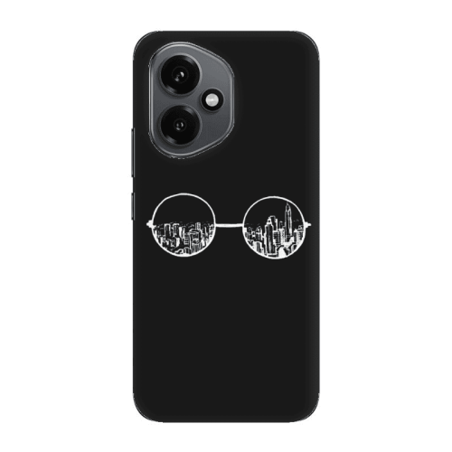 Honor Magic 400 Sunglasses Black Colored Silicone TPU Θήκη