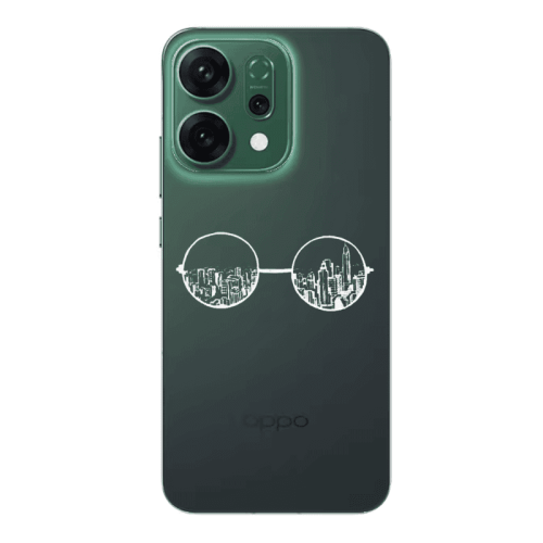 Oppo RENO 14 Sunglasses Transparent Silicone TPU Θήκη