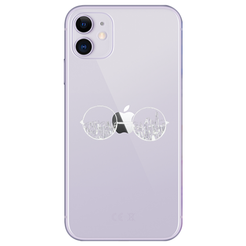 Apple iPhone 11  Sunglasses Transparent Silicone TPU Θήκη