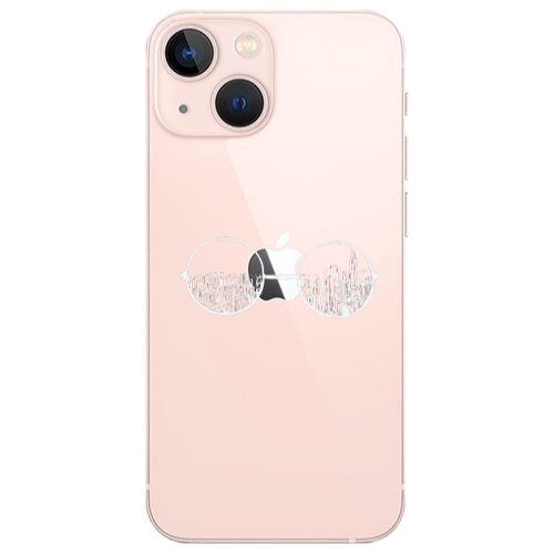 Apple iPhone 13 Sunglasses Transparent Silicone TPU Θήκη