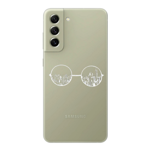 Samsung S21 Sunglasses Transparent Silicone TPU Θήκη