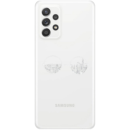 Samsung A53 Sunglasses Transparent Silicone TPU Θήκη