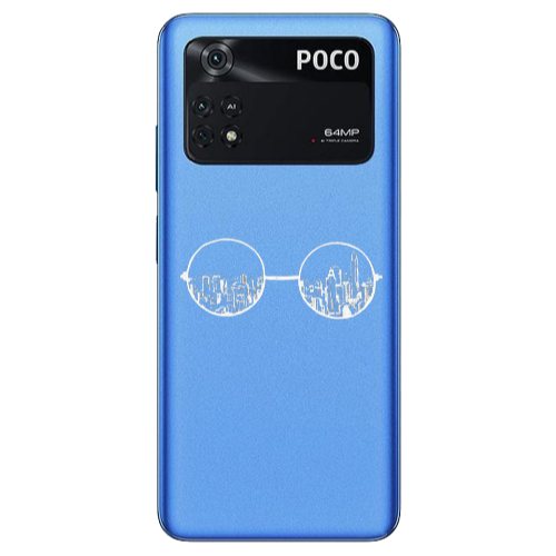 Xiaomi Poco M4 Pro 4G Sunglasses Transparent Silicone TPU Θήκη