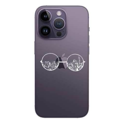 Apple iPhone 14 Pro  Sunglasses Transparent Silicone TPU Θήκη