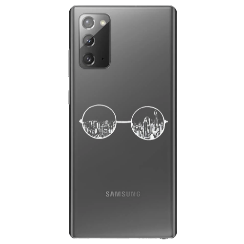 Samsung Note 20 Sunglasses Transparent Silicone TPU Θήκη