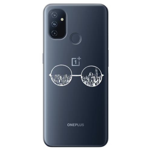 Oneplus Nord 100 Sunglasses Transparent Silicone TPU Θήκη