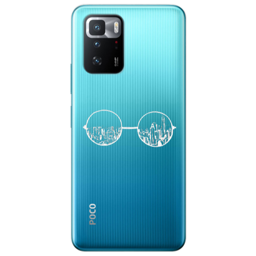 Xiaomi Poco X3 GT Sunglasses Transparent Silicone TPU Θήκη