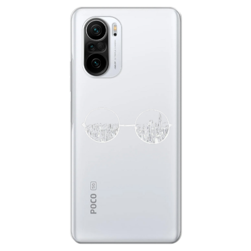 Xiaomi Poco F3 Sunglasses Transparent Silicone TPU Θήκη