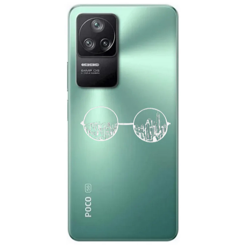 Xiaomi Poco F4 Sunglasses Transparent Silicone TPU Θήκη