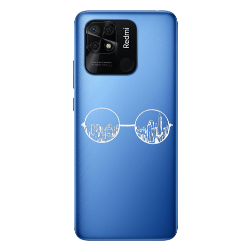 Xiaomi Poco C40 Sunglasses Transparent Silicone TPU Θήκη