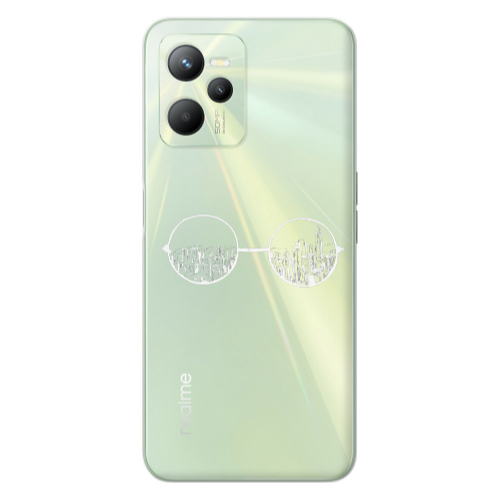 Realme C35 Sunglasses Transparent Silicone TPU Θήκη