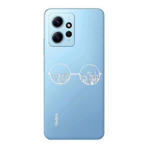 Xiaomi Redmi Note 12 4G Sunglasses Transparent Silicone TPU Θήκη