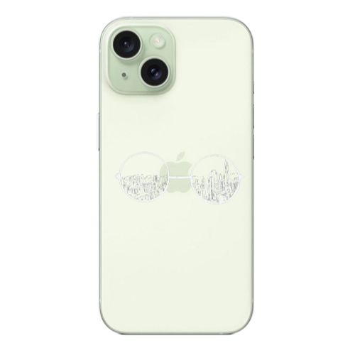 Apple iPhone 15 Sunglasses Transparent Silicone TPU Θήκη