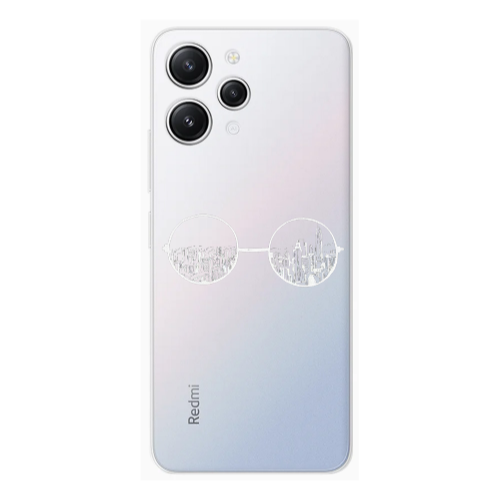Xiaomi Redmi 12 Sunglasses Transparent Silicone TPU Θήκη