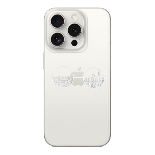 Apple iPhone 15 Pro Max Sunglasses Transparent Silicone TPU Θήκη