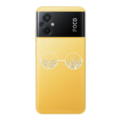 Xiaomi Poco M5 Sunglasses Transparent Silicone TPU Θήκη