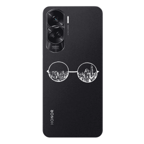 Honor 90 Lite 5G Sunglasses Transparent Silicone TPU Θήκη