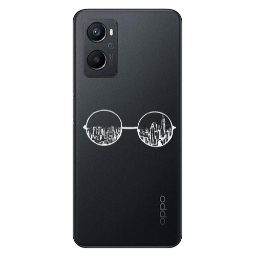 Oppo A 96 Sunglasses Transparent Silicone TPU Θήκη